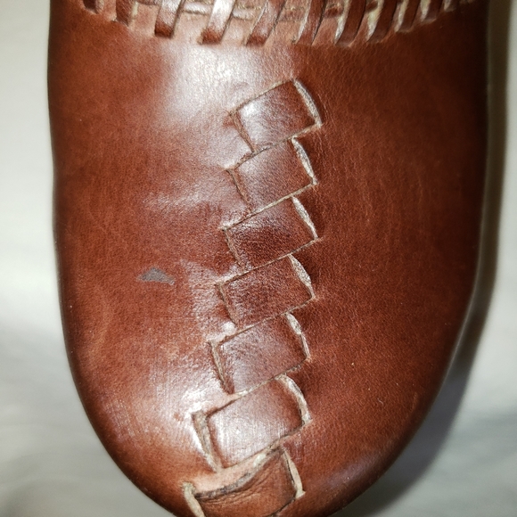 Ugg Australia Vivica Brown Leather Mule Clogs 7 - Picture 13 of 13